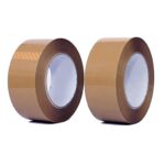 AIPL BOPP Packaging Brown Tape - 48MM X 50 Meter| Pack Of 2 | For Packaging
