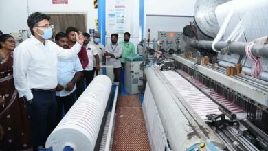 மதுரை தாதம்பட்டி ஜவுளி பூங்கா: ஆட்சியர் நேரில் ஆய்வு