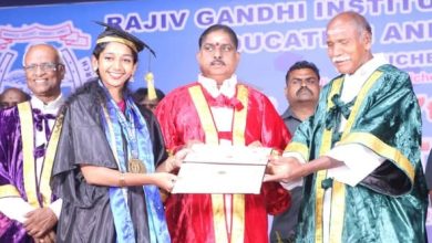 ராஜீவ் காந்தி கால்நடை மருத்துவக் கல்லூரி 27-வது பட்டமளிப்பு விழா: முதல்வர் ரங்கசாமி, அமைச்