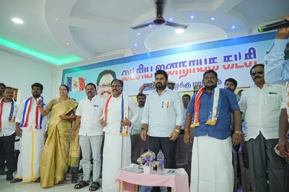 சிவகங்கையில் லட்சிய ஜனநாயக கட்சியின் புதிய நிர்வாகிகள் அறிமுக கூட்டம்
