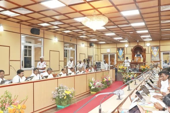 புதுச்சேரி சட்டப்பேரவை பட்ஜெட் கூட்டத்தொடர்: ஆளுநர் கைலாஷ் நாதன் உரையுடன் தொடங்கியது