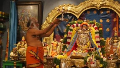 புதுச்சேரி மணக்குள விநாயகர் கோவில் பிரம்மோற்சவம்: வி.பி.ராமலிங்கம் பங்கேற்பு
