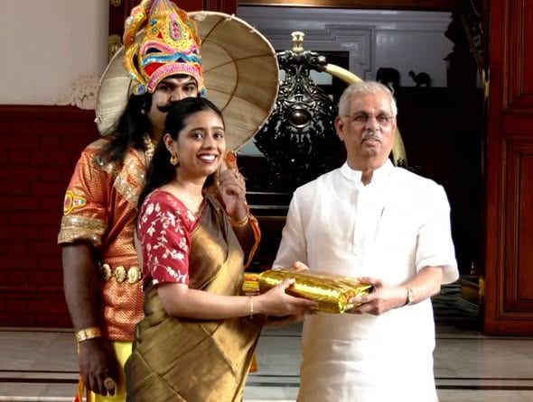திருவனந்தபுரம் மக்கள் மாளிகையில் கோலாகலமாக நடைபெற்ற ஓணம் கொண்டாட்டம்: ஆளுநர் ராஜேந்திர விஸ