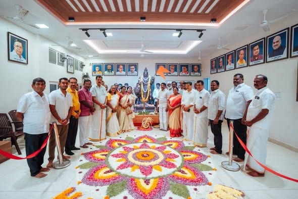 சென்னை கமலாலயத்தில் கோலாகலமாக நடந்த ஓணம் விழா: நயினார் நாகேந்திரன் பங்கேற்பு