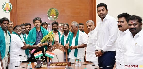 பரந்தூர் விமான நிலையத் திட்டம் ரத்து: தமிழ்நாடு முதலமைச்சர் விஜய்யை நேரில் சந்தித்து விவசா