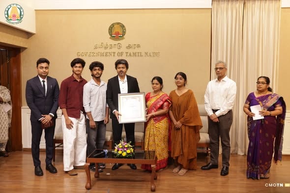 மாண்புமிகு தமிழ்நாடு முதலமைச்சர் திரு.ச.ஜோசப் விஜய் அவர்கள் இன்று (27.8.2026) தலைமைச் செயல