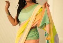 நடிகை சுவேதா குமார் சேலை புகைப்படம்