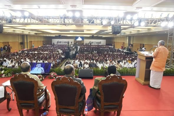 குடியரசு துணைத் தலைவர் திரு. C. P. ராதாகிருஷ்ணன் இன்று சென்னையில் நடைபெற்ற நிகழ்ச்சியில்,
