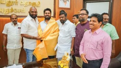 புதுச்சேரி, வில்லியனூர் தொகுதியின் சட்டமன்ற உறுப்பினர் திரு. ரவிகுமார் அவர்களை, சமீபத்தில்