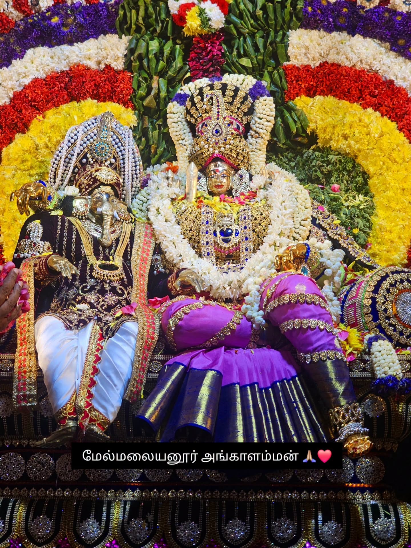 மேல்மலையனூர்: பிரசித்தி பெற்ற மேல்மலையனூர் அங்காளம்மன் திருக்கோயிலில் ஆவணி மாத அமாவாசையை ம (படம் 2)