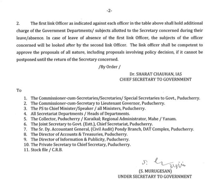 Govt of Puducherry - Department of Personnel & Administrative Reforms - Public Service - L (படம் 2)
