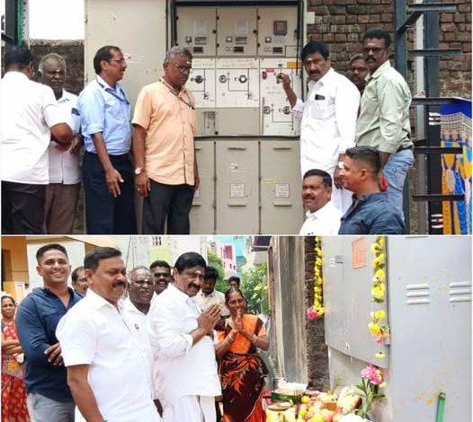 புதுச்சேரி உப்பளம் தொகுதி நேதாஜி நகர் 2, சூளைமேடு பகுதியில் நீண்ட நாட்களாக நிலவி வந்த மின்