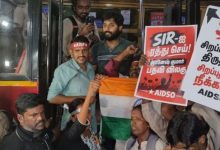All the students' protested at Chennai against the SIR have been detained by the Police.