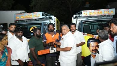 வடகிழக்குப் பருவமழை முன்னெச்சரிக்கை: தியாகராய நகரில் 3 அவசரகால சிறப்பு வாகனங்களை மக்கள் பயன்பாட்டிற்கு தொடங்கி வைத்தார் அமைச்சர் என்.ஆனந்த் MLA!