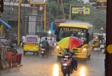 *Heavy rainfall in Villupuram and Vikiravandi areas*