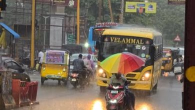 *Heavy rainfall in Villupuram and Vikiravandi areas*