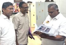 சாலை உயரம் சம்பந்தமான அறப்போர் அறிக்கையை ஊரக வளர்ச்சித்துறை அமைச்சர் திரு ஆனந்த் அவர்களை