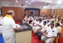 புதுச்சேரி பாரதிய ஜனதா கட்சியின் தலைமை அலுவலகத்தில், மாநிலத் தலைவர் திரு. V.P. ராமலிங்கம்
