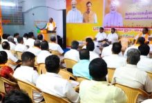 புதுச்சேரி பாஜக மாநில தலைமை அலுவலகத்தில் முக்கிய ஆலோசனைக் கூட்டம்!