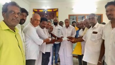 வில்லியனூர் தொகுதி கொம்பாக்கம் ஸ்ரீ செங்கனி அம்மன் கோவில் திருப்பணி விழாவிற்கு ரூ.20 லட்சம