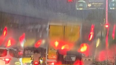 It has been raining heavy with thunderstorms in Trichy for the last two hours.